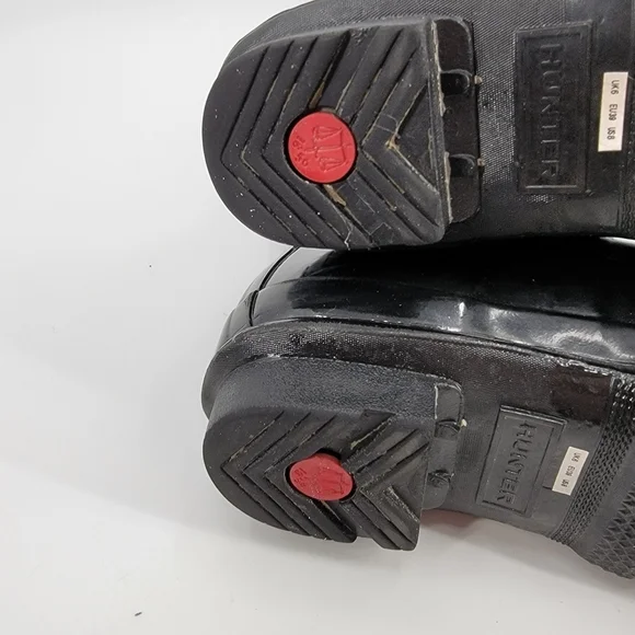 Hunter Tall Rain Boots Black 8